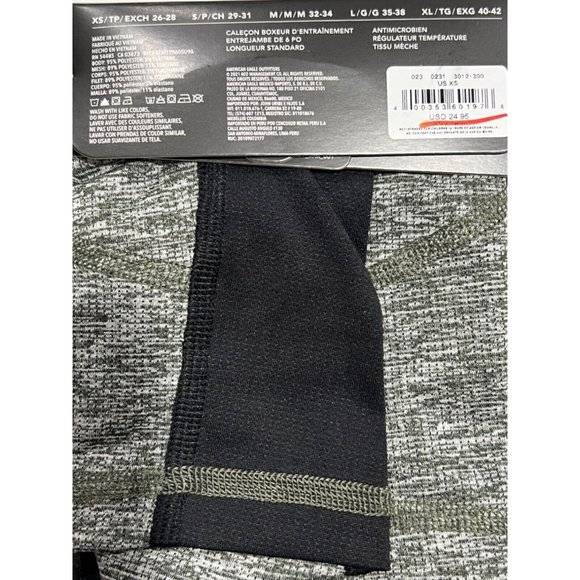 NWT AMERICAN EAGLE Training Boxer Brief 6" Inseam Sz XS Green - Picture 2 of 3